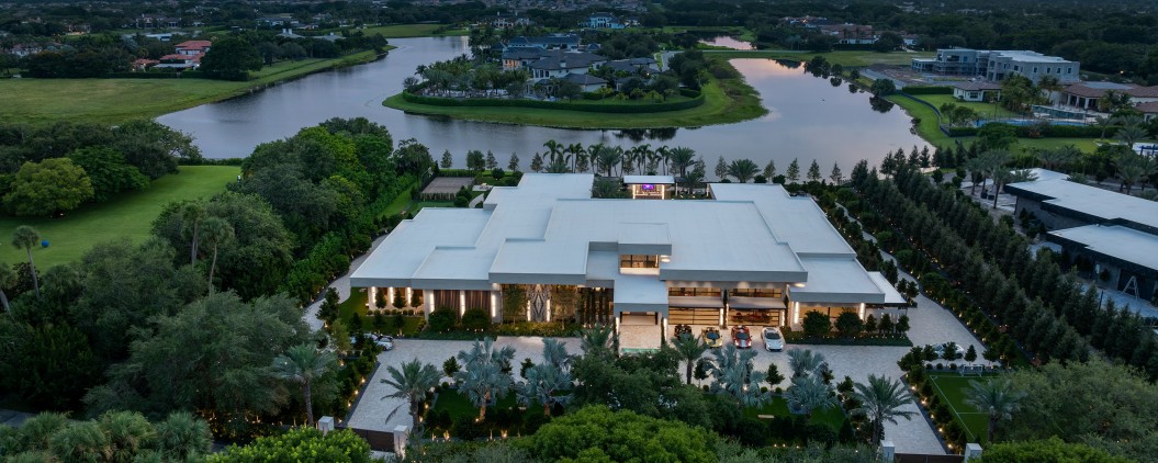 This $55 Million South Florida Mansion Has A Ferrari Testa Rossa Parked in the Living Room
